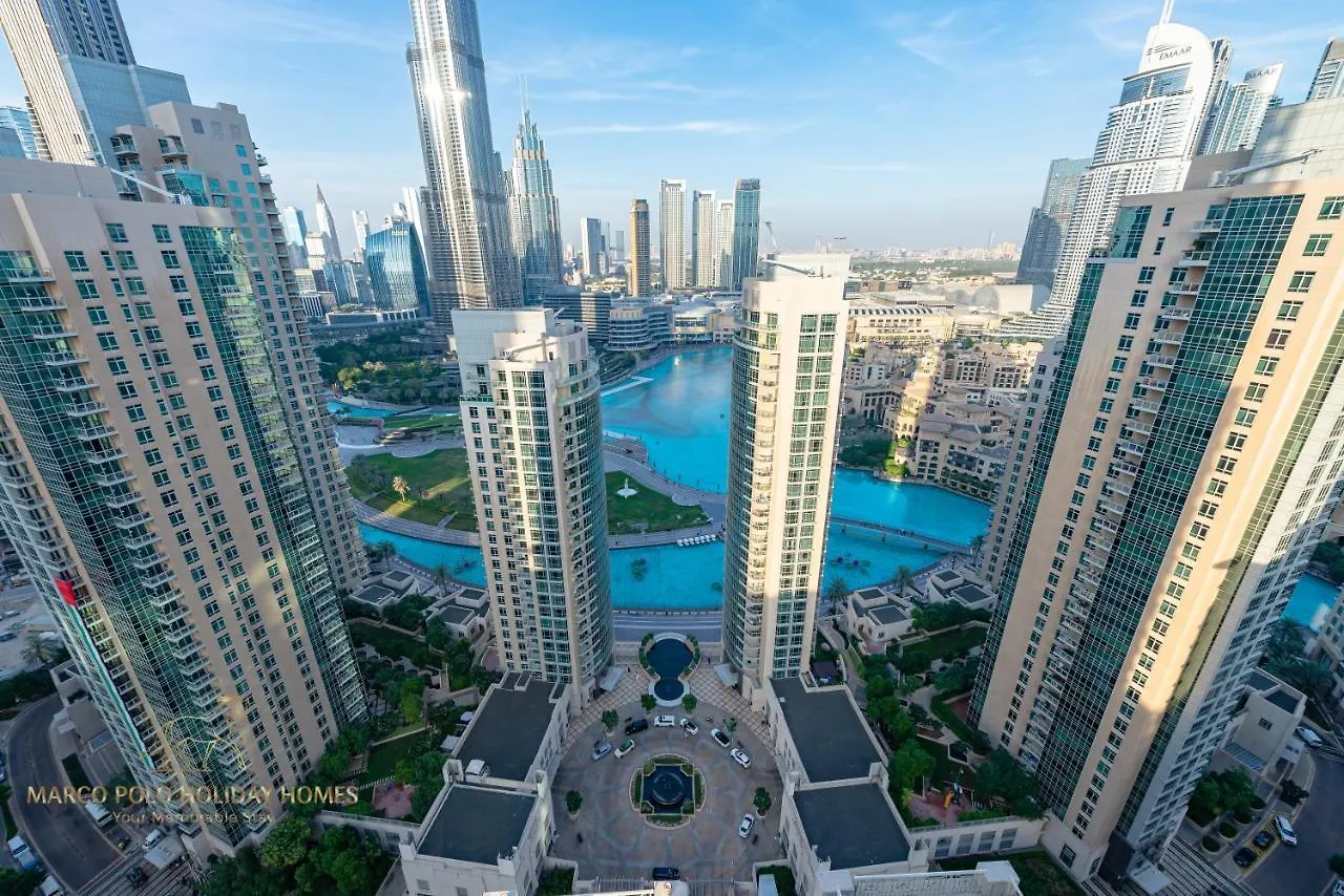 Marco Polo - 2 Bedroom With Burj Khalifa View - 5 Min To Dubai Mall