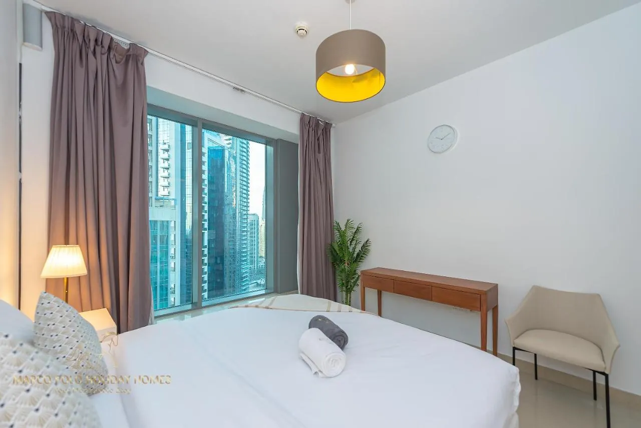 Marco Polo - 2 Bedroom With Burj Khalifa View - 5 Min To Dubai Mall Apartmán