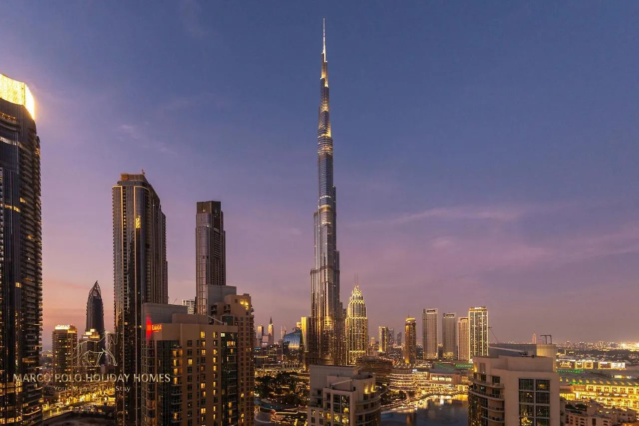 Apartmán Marco Polo - 2 Bedroom With Burj Khalifa View - 5 Min To Dubai Mall