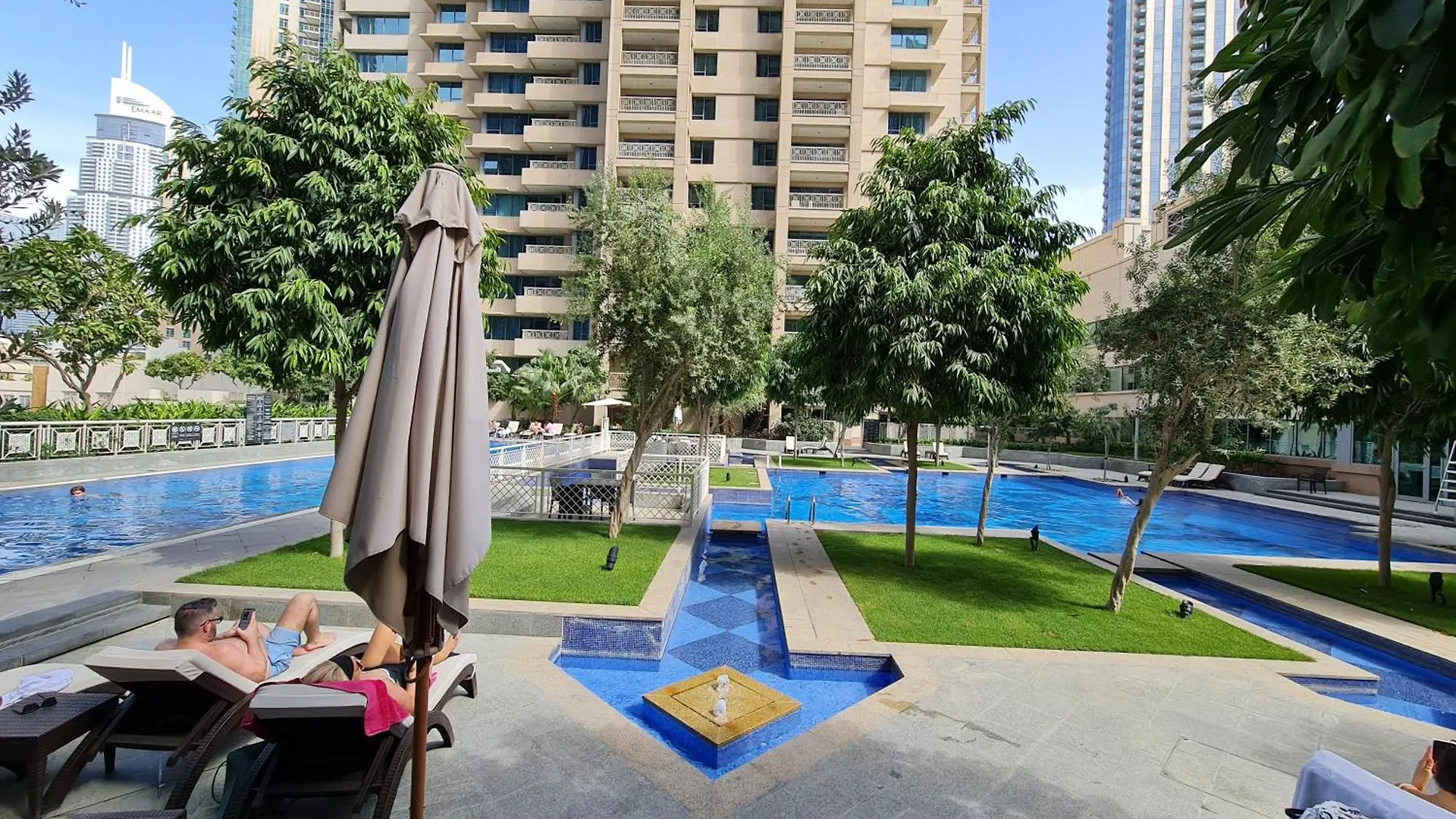 Marco Polo - 2 Bedroom With Burj Khalifa View - 5 Min To Dubai Mall Apartmán